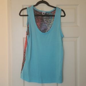 M by MISSONI Mixed Media Tank Top